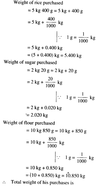 NCERT Solutions for Class 6 Maths Chapter 8 Decimals 47